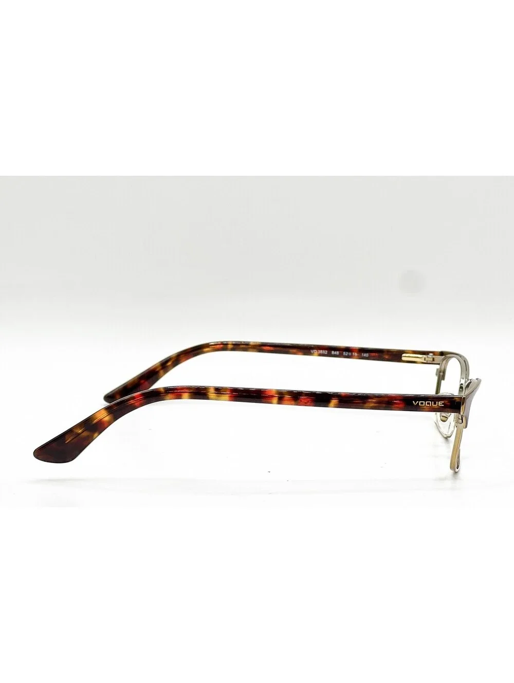 Vogue VO 3862 848 Brown Pale Gold Authentic Eyeglass Frames 52-16